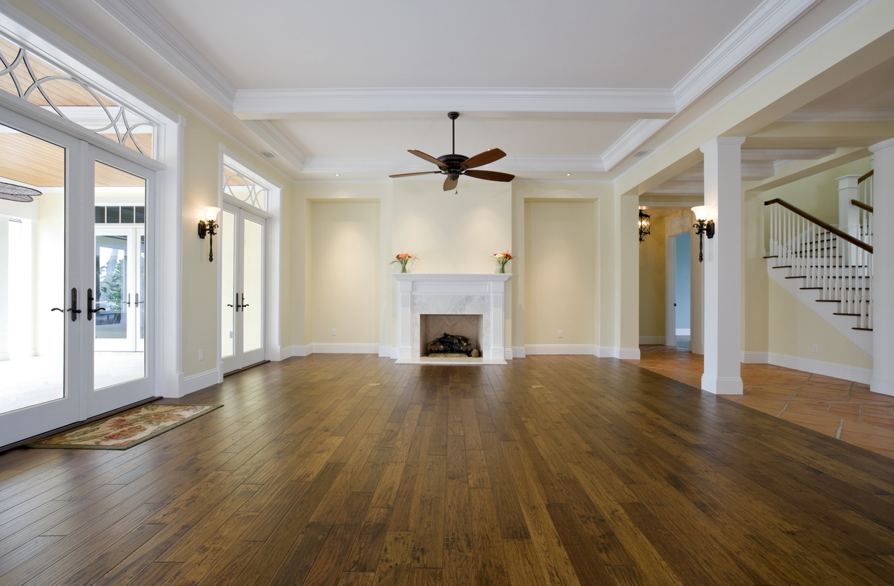 Hardwood floors enhance home interiors with natural beauty and timeless elegance