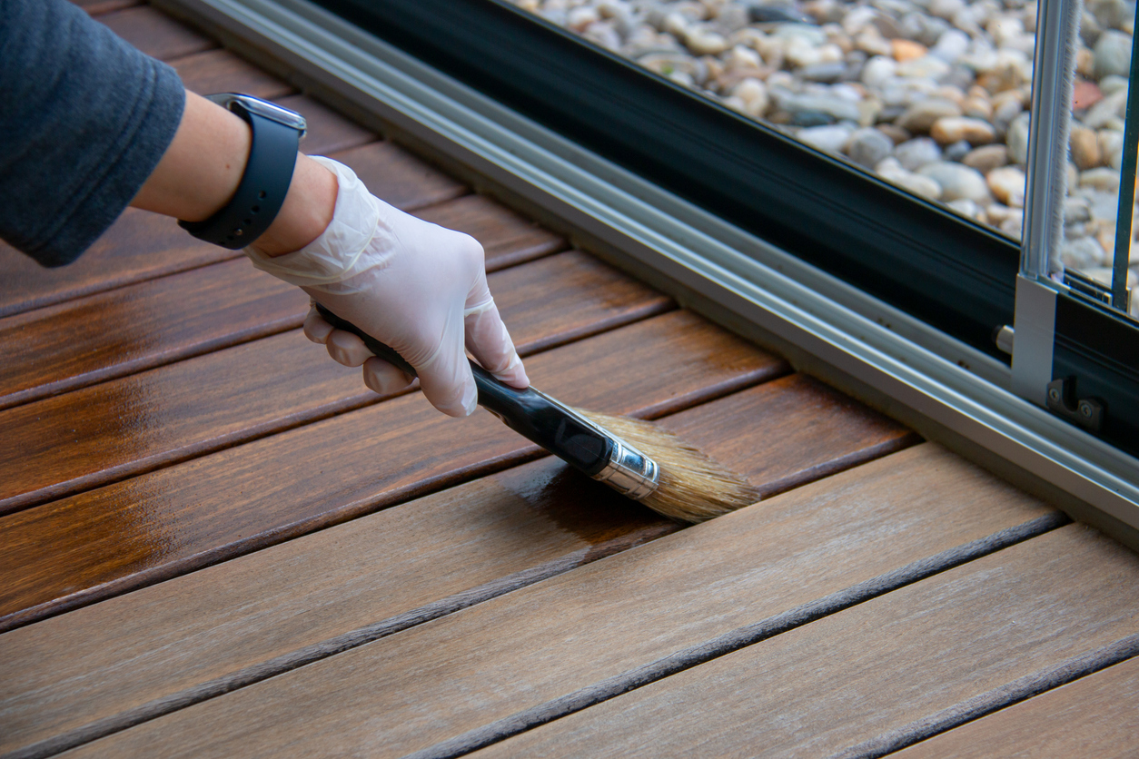 Refinished hardwood floor showcasing smooth, shiny, and restored finish