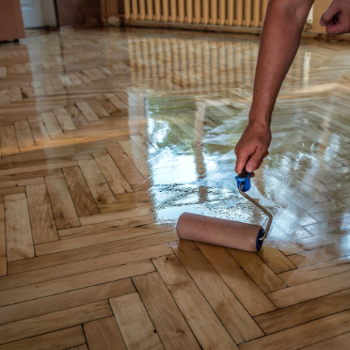 Hardwood floor recoating Services in Denver.